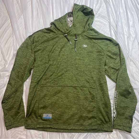 Mossy oak men’s sweatshirt green Size Large - Picture 1 of 4